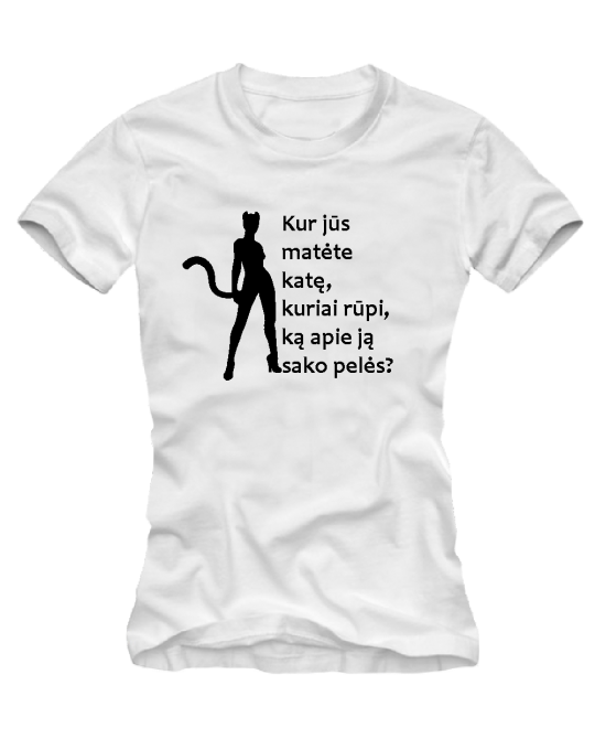 Marškinėliai Katė moteris